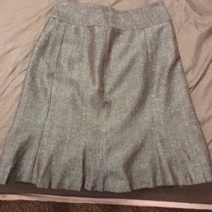 The Limited gray/blue skirt sz 0